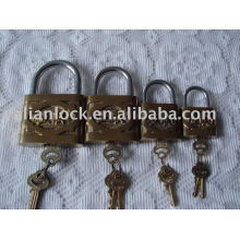 globe brand cast iron padlock